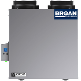 Broan AI Series 130 CFM Energy Recovery Ventilator - Top Ports - Side