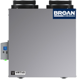 Broan AI Series 130 CFM Energy Recovery Ventilator - Top Ports - Side