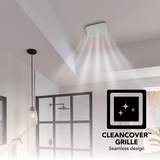 Broan FlexAir Selectable 80/110 CFM Bathroom Exhaust Fan w/ CleanCover Grille - Lifestyle 1