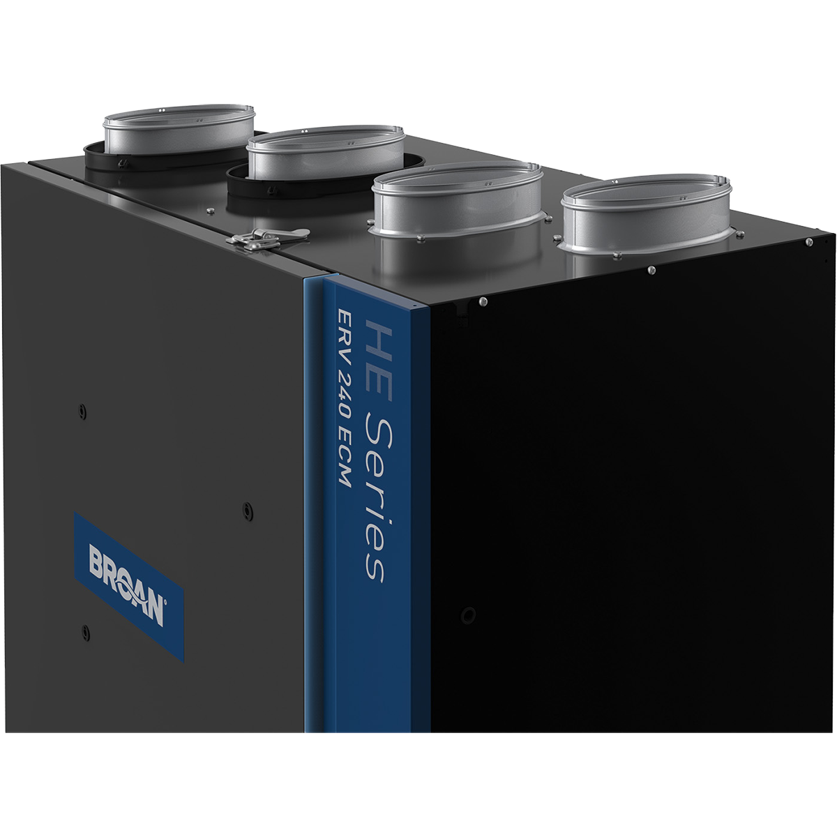 Broan High Efficiency 250 CFM Floor Mounted Heat Recovery Ventilator - Angle