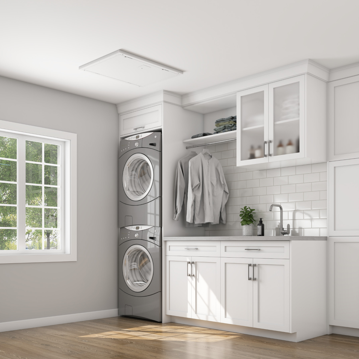 Broan ONE BLP150E75 Energy Recovery Ventilator Hardwired Interior Ready - Lifestyle 1