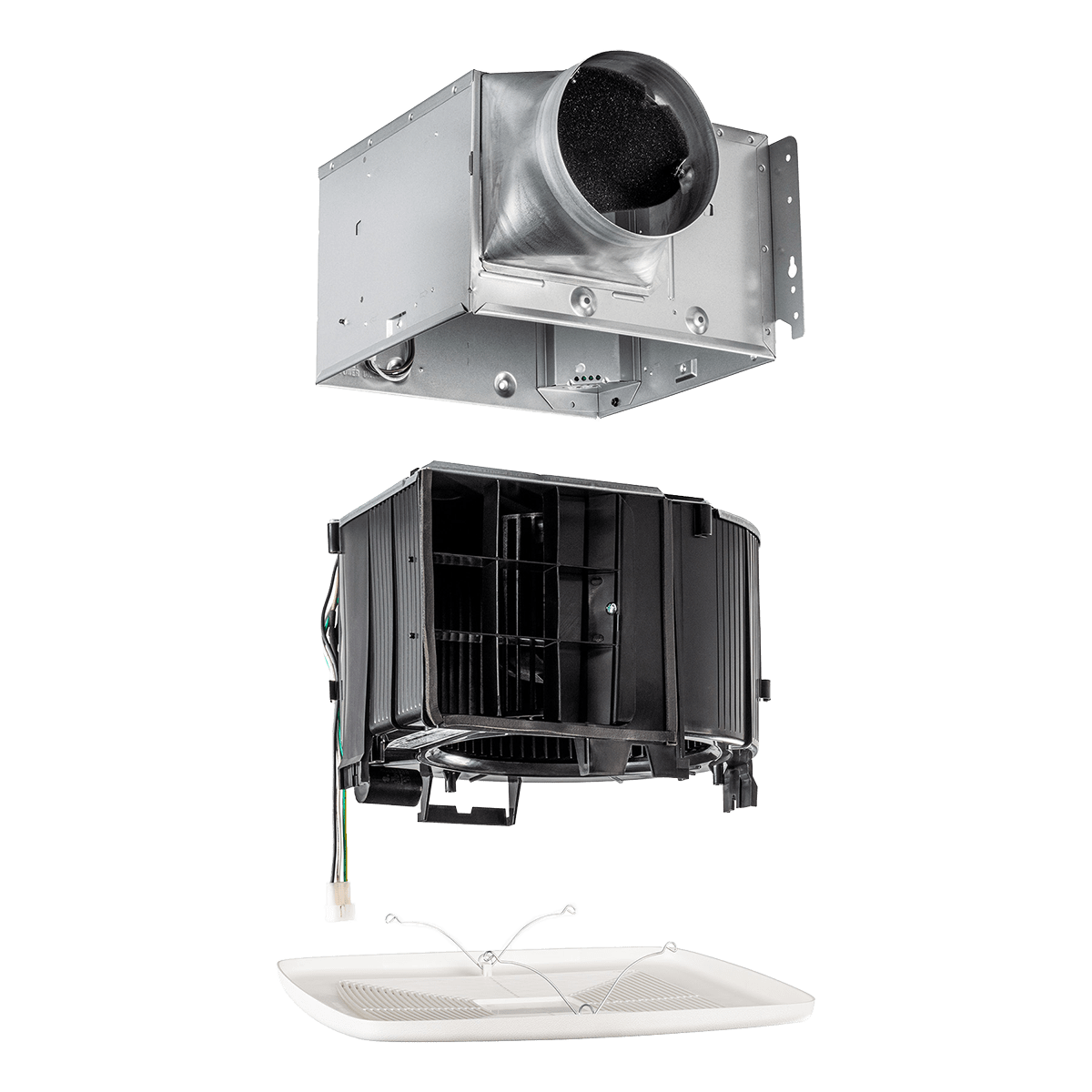 Broan QTXEG80 Bathroom Exhaust Fan - Exploded View