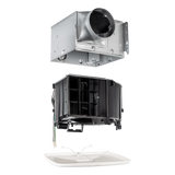 Broan QTXEG80 Bathroom Exhaust Fan - Exploded View