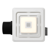 Broan Roomside Series BEL7A Bathroom Exhaust Fan with Light - Angle