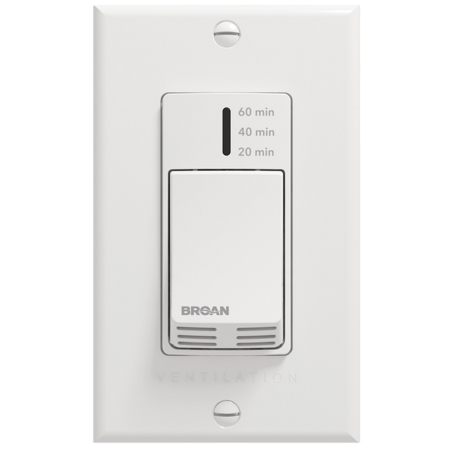 Broan VBATHDW Humidity Sensing Boost Override Wall Control - Main