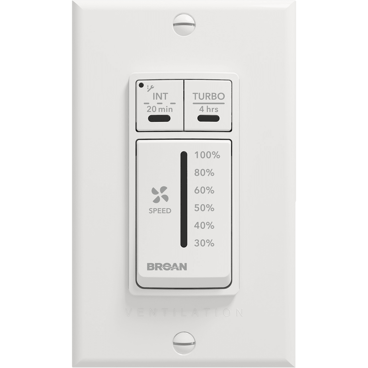 Broan Speed Selector Wall Control for A1 Series Fresh Air Systems