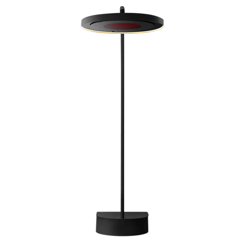 Bromic Eclipse Smart-Heat Portable Heater + Dimmable LED Lighting Rail - Front View
