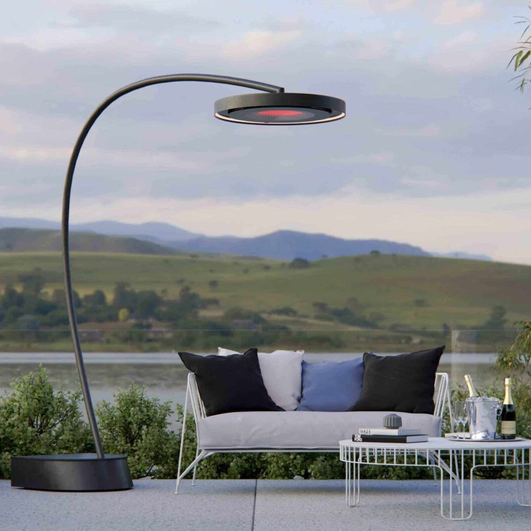 Bromic Eclipse Smart-Heat Portable Heater + Dimmable LED Lighting Rail