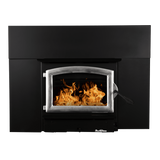 Buck Stove Model 21 NC Wood Burning Stove w/ Trim Kit - Pewter Main