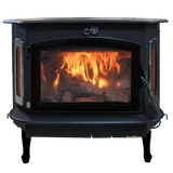 Buck Stove Model 91 Wood Burning Stove w/ Queen Anne Legs - Black