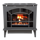 Buck Stove Townsend II 26.5" Steel Ventless Gas Stove - Gray Main