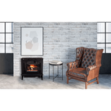 Buck Stove Townsend II 26.5" Steel Ventless Gas Stove - Lifestyle
