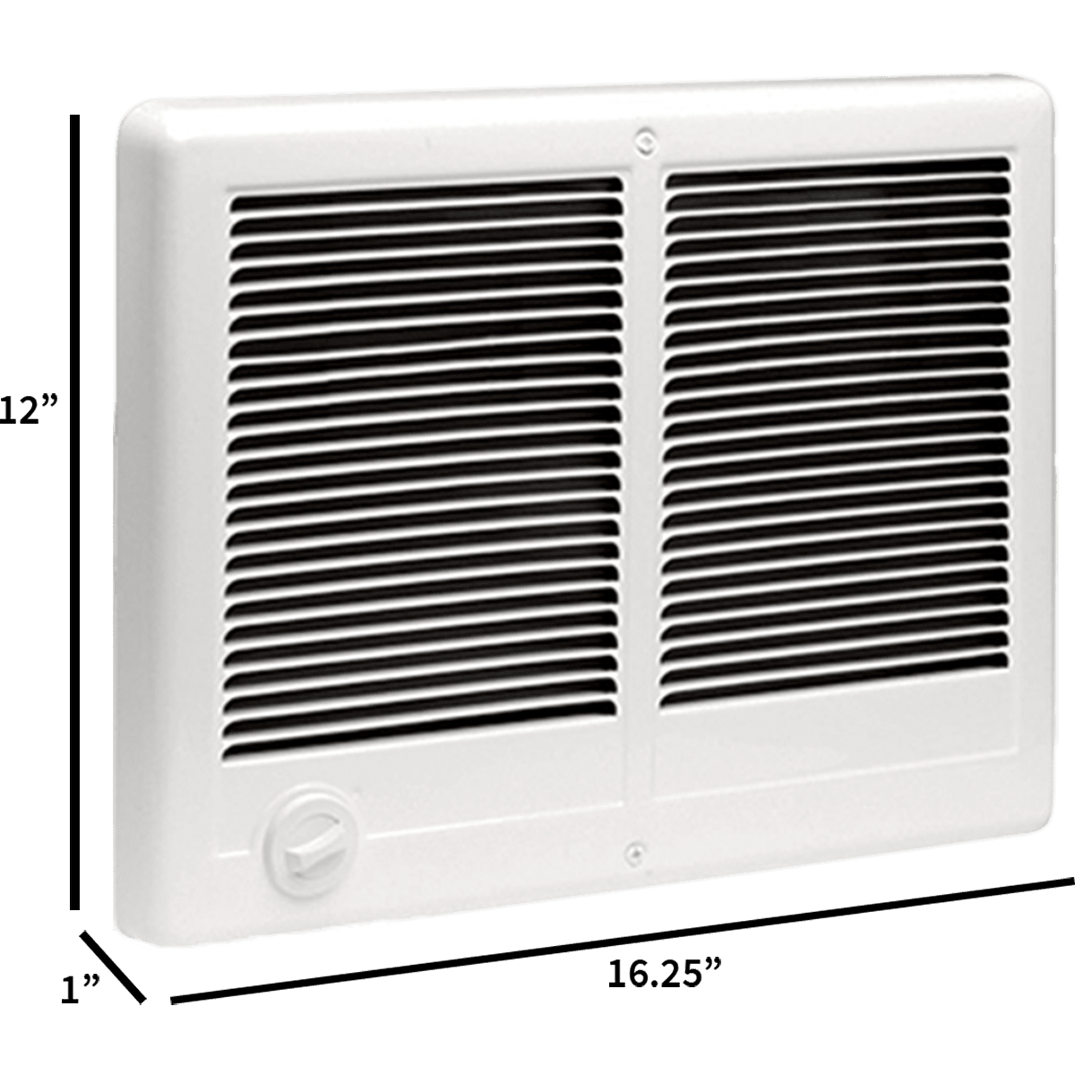 Cadet Com-Pak Twin CSTC Series 240-Volt Wall Heater - Dimensions