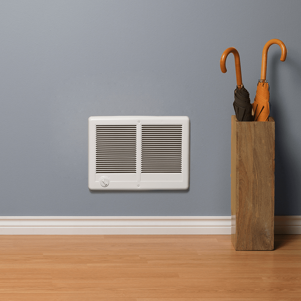 Cadet Com-Pak Twin CSTC-Series 240-Volt Wall Heaters In Hallway
