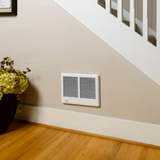 Cadet Com-Pak Twin CSTC-Series 240-Volt Wall Heaters under Staircase