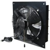 Canarm 16" XFS16 1/8 HP Three Speed Shutter Mounted Exhaust Fan - Main