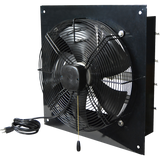 Canarm 16" XFS16 1/8 HP Three Speed Shutter Mounted Exhaust Fan - Main
