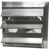 Canarm AX 12-In. Explosion Proof Aluminum Wall Mount Shutter Exhaust Fan - Single Phase - Front