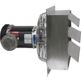 Canarm AX 12-In. Explosion Proof Aluminum Wall Mount Shutter Exhaust Fan - Single Phase - Side