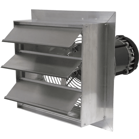 Canarm AX 16-In. Explosion Proof Aluminum Wall Mount Shutter Exhaust Fan - Single Phase - Main