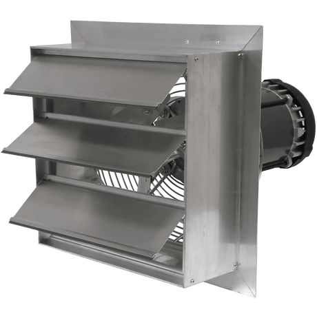 Canarm AX 16-In. Explosion Proof Aluminum Wall Mount Shutter Exhaust Fan - Three Phase - Main