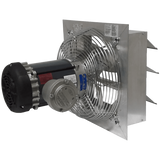 Canarm AX 18-In. Explosion Proof Aluminum Wall Mount Shutter Exhaust Fan - Single Phase - Angle
