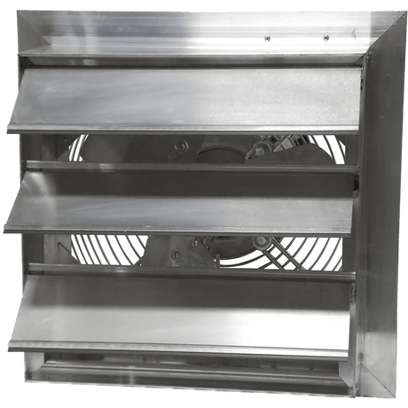 Canarm AX 18-In. Explosion Proof Aluminum Wall Mount Shutter Exhaust Fan - Single Phase - Front