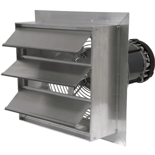 Canarm AX 18-In. Explosion Proof Aluminum Wall Mount Shutter Exhaust Fan - Single Phase - Main