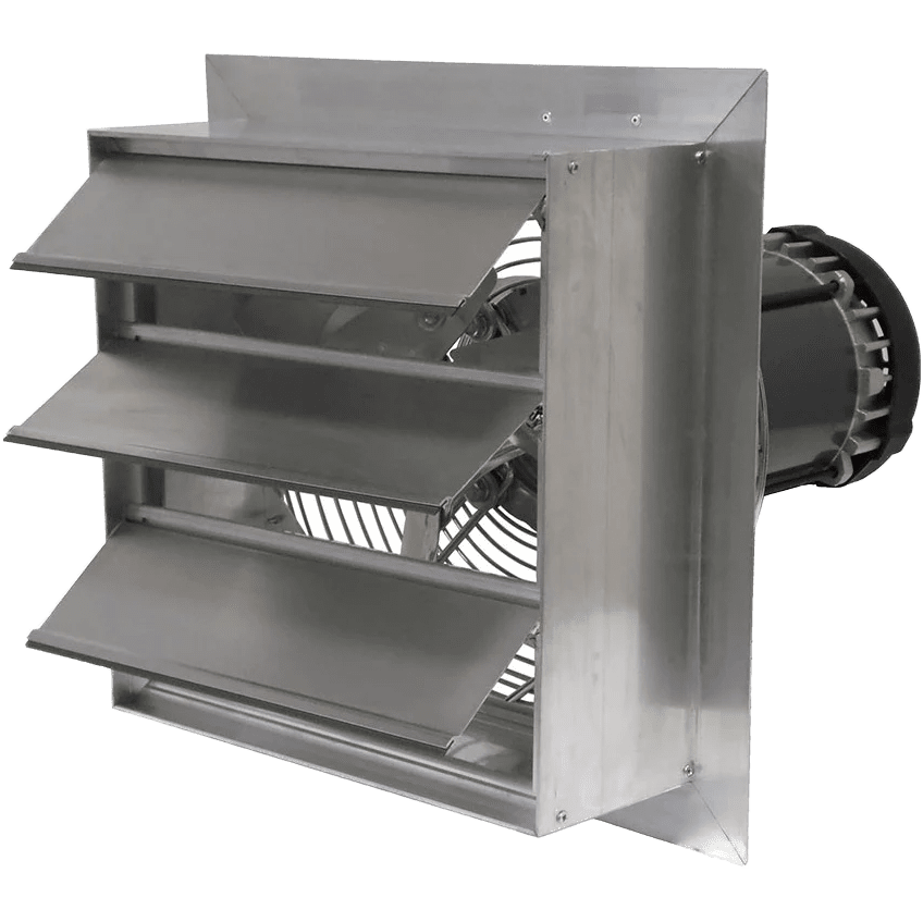 Canarm AX 20-In. Explosion Proof Aluminum Wall Mount Shutter Exhaust Fan - Single Phase - Main