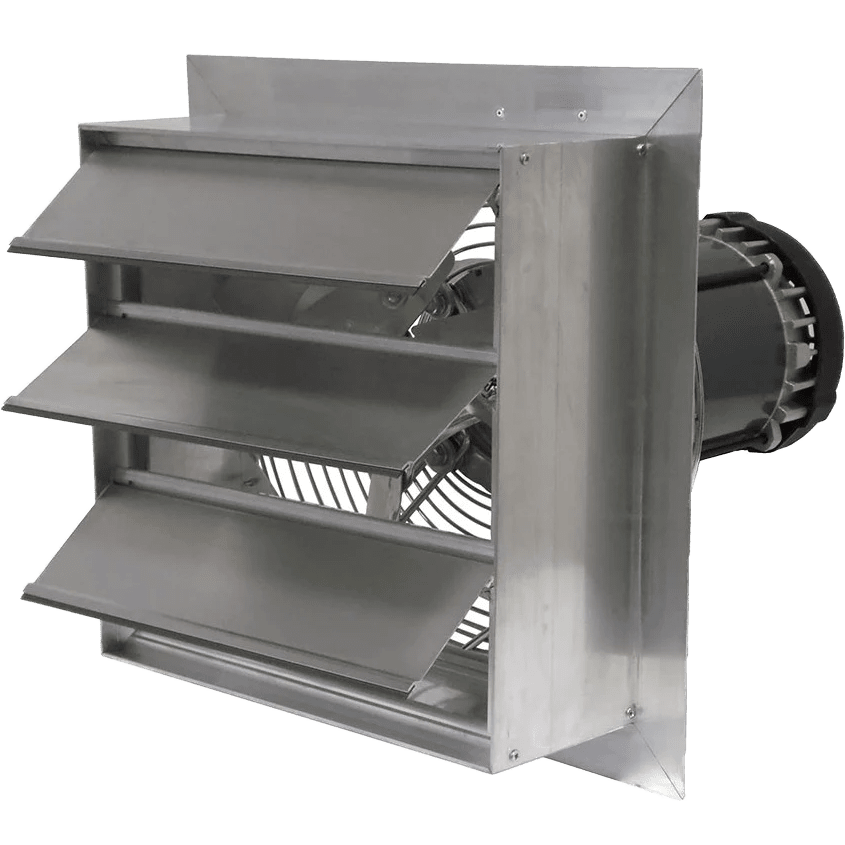 Canarm AX 20-In. Explosion Proof Aluminum Wall Mount Shutter Exhaust Fan - Three Phase - Main