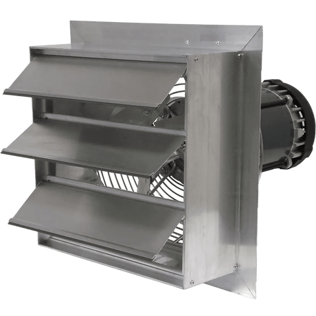 Canarm AX 20-In. Explosion Proof Aluminum Wall Mount Shutter Exhaust Fan - Three Phase - Main