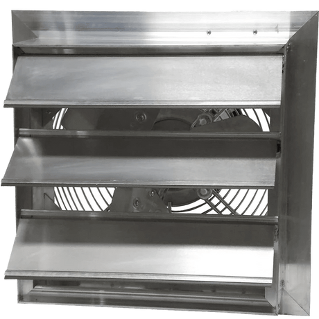 Canarm AX 24-In. Explosion Proof Aluminum Wall Mount Shutter Exhaust Fan - Single Phase - Front
