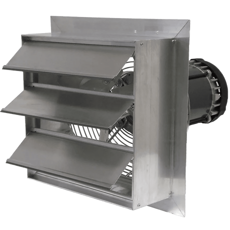 Canarm AX 24-In. Explosion Proof Aluminum Wall Mount Shutter Exhaust Fan - Single Phase - Main