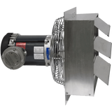 Canarm AX 24-In. Explosion Proof Aluminum Wall Mount Shutter Exhaust Fan - Single Phase - Side