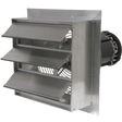 Canarm AX 24-In. Explosion Proof Aluminum Wall Mount Shutter Exhaust Fan - Three Phase - Main