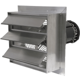 Canarm AX 24-In. Explosion Proof Aluminum Wall Mount Shutter Exhaust Fan - Three Phase - Main