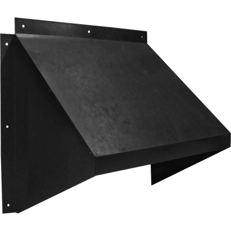 Canarm Black Powder Coated Fan Hood for XFS12 and XFS16 - Main
