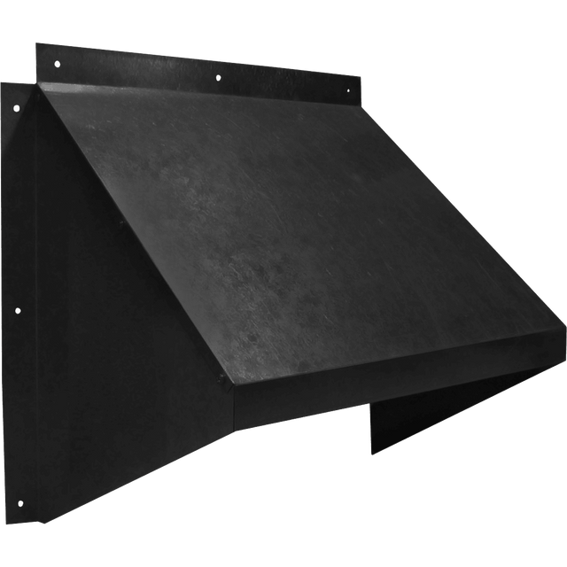 Canarm Black Powder Coated Fan Hood for XFS12 and XFS16 - Main