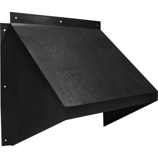 Canarm Black Powder Coated Fan Hood for XFS12 and XFS16 - Main