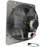 Canarm GSF Series 10-In. Galvanized Shutter Exhaust Fan - Back