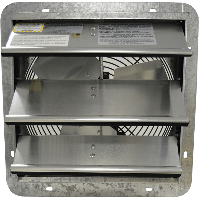Canarm GSF Series 10-In. Galvanized Shutter Exhaust Fan - Main
