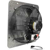 Canarm GSF Series 12-In. Galvanized Shutter Exhaust Fan - Back