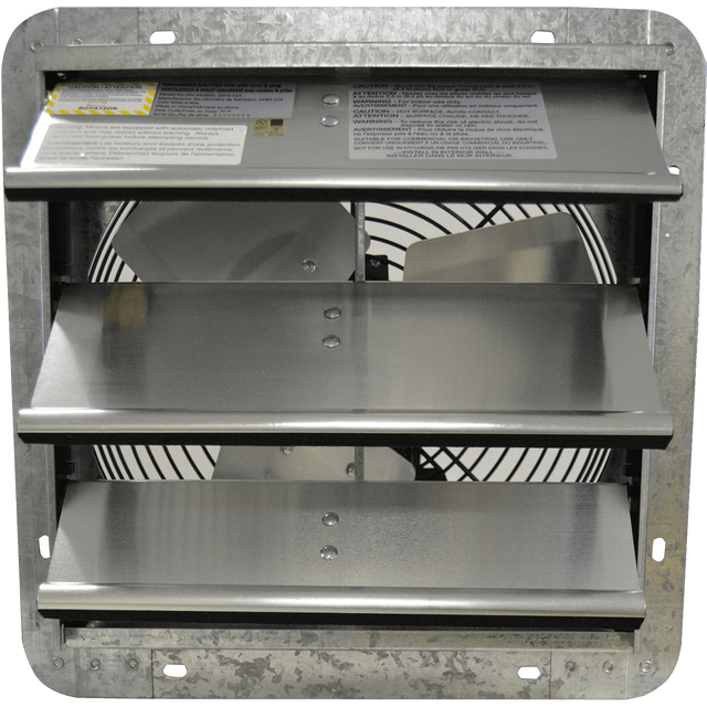 Canarm GSF Series 12-In. Galvanized Shutter Exhaust Fan - Main