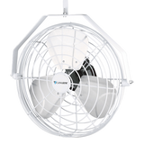 Canarm Horizontal Airflow Wall Fan - White
