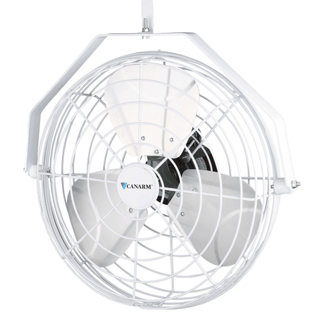Canarm Horizontal Airflow Wall Fan - White