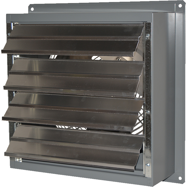Canarm 18-in. Shutter Mounted Exhaust Fan - Two Speed