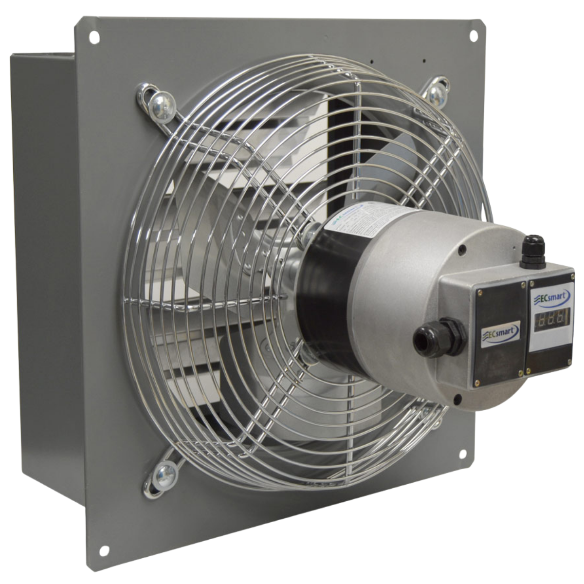 Canarm 24-in SD Series EC Motor Shutter Mounted Exhaust Fan - Back