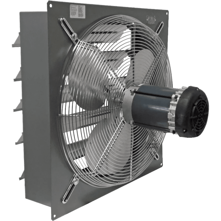 Canarm SD08-XPF Explosion Proof Wall Mount Shutter Exhaust Fan - Angle