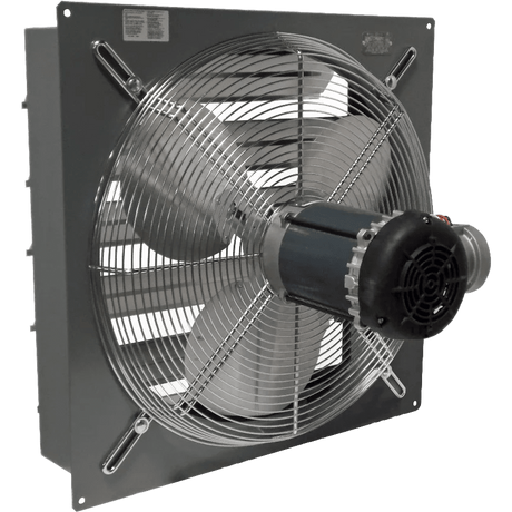 Canarm SD18-XPF Explosion Proof Wall Mount Shutter Exhaust Fan - Angle