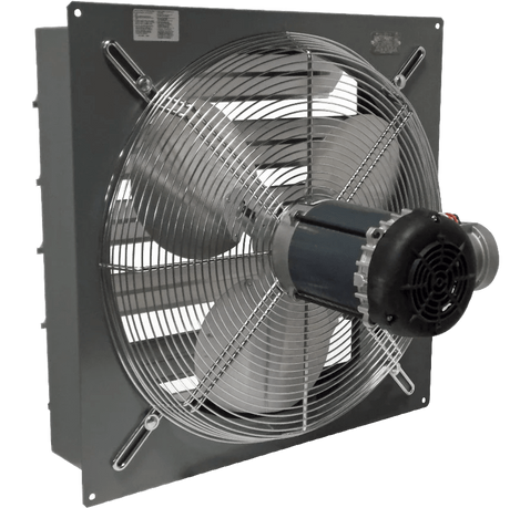 Canarm SD24-XPF Explosion Proof Wall Mount Shutter Exhaust Fan - Angle